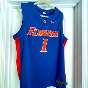 Authentic Mens University of Florida Gators Basketball Jersey Size Large